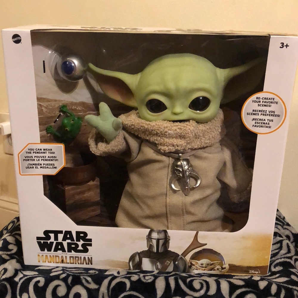 NEW STAR WARS THE MANDALORIAN DISNEY GROGU BABY YODA MATTEL THE CHILD PLUSH